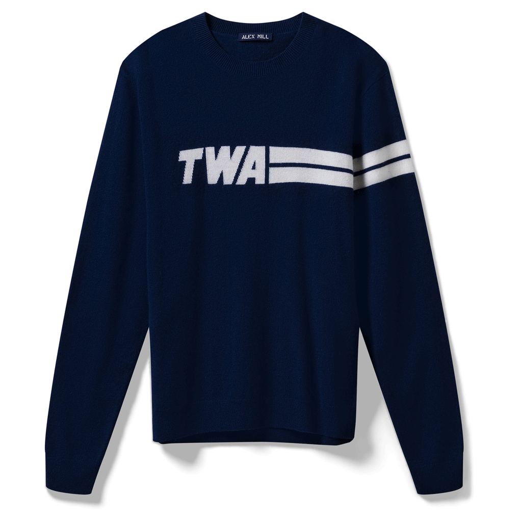 Alex Mill TWA Cashmere Sweater Navy