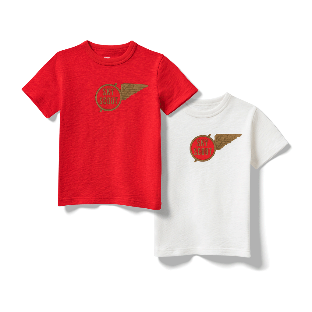 Sky Scout T-Shirt Red and White (Kids)