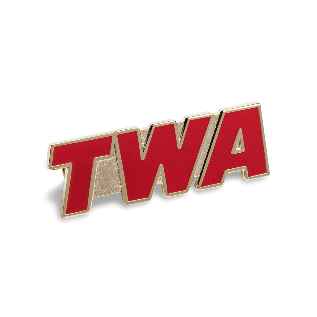 Enamel TWA Logo Pin