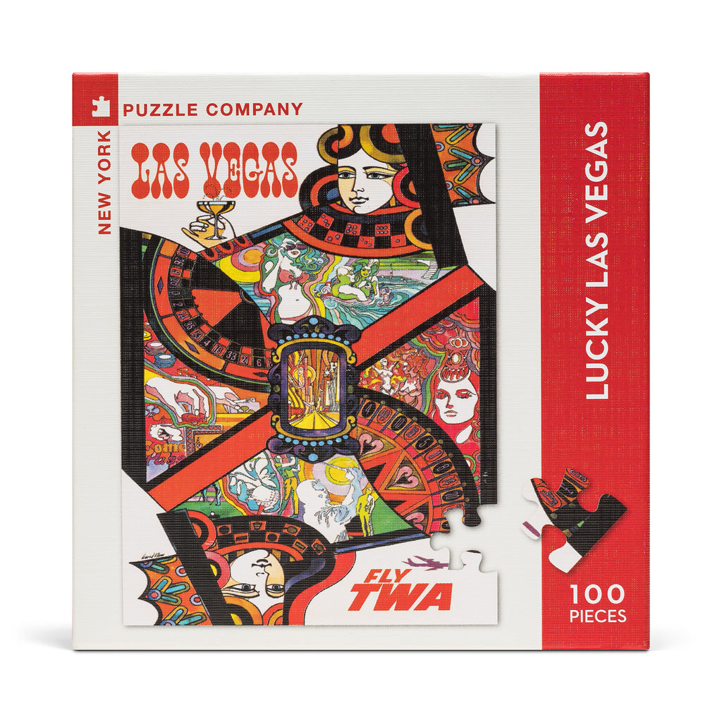 TWA Lucky Las Vegas Mini Jigsaw Puzzle