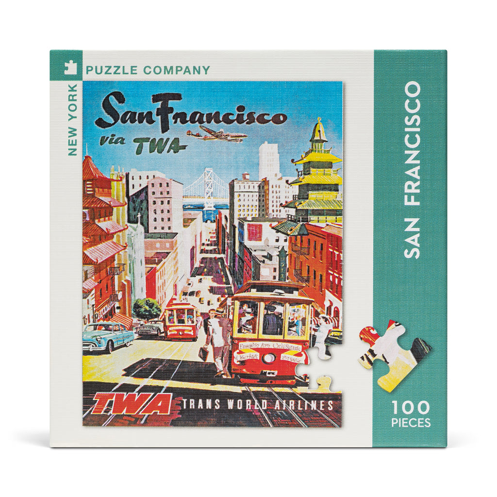 TWA San Francisco Mini Jigsaw Puzzle