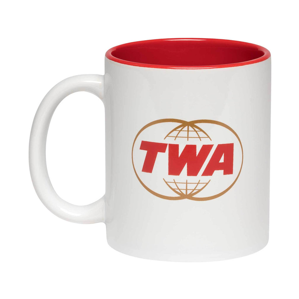 TWA Twin Globes Logo Mug