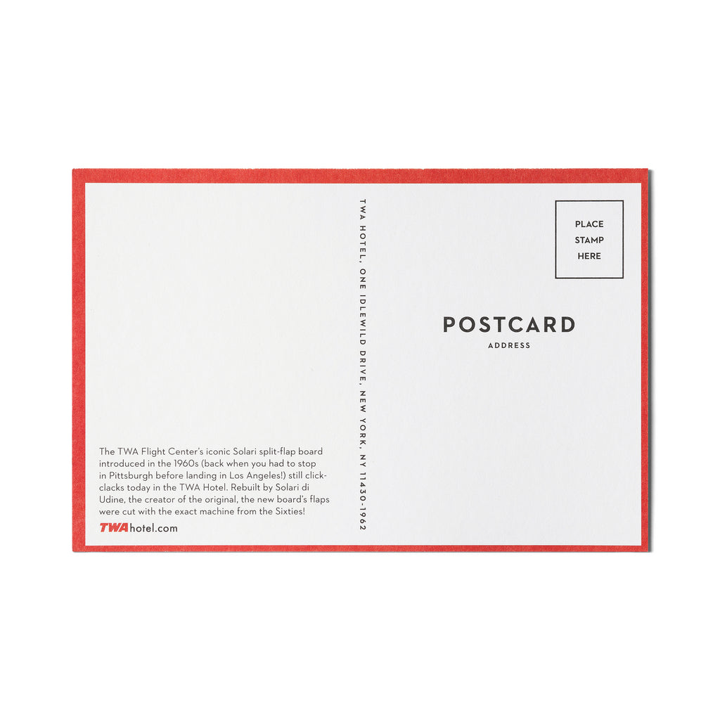 Solari Board Postcard
