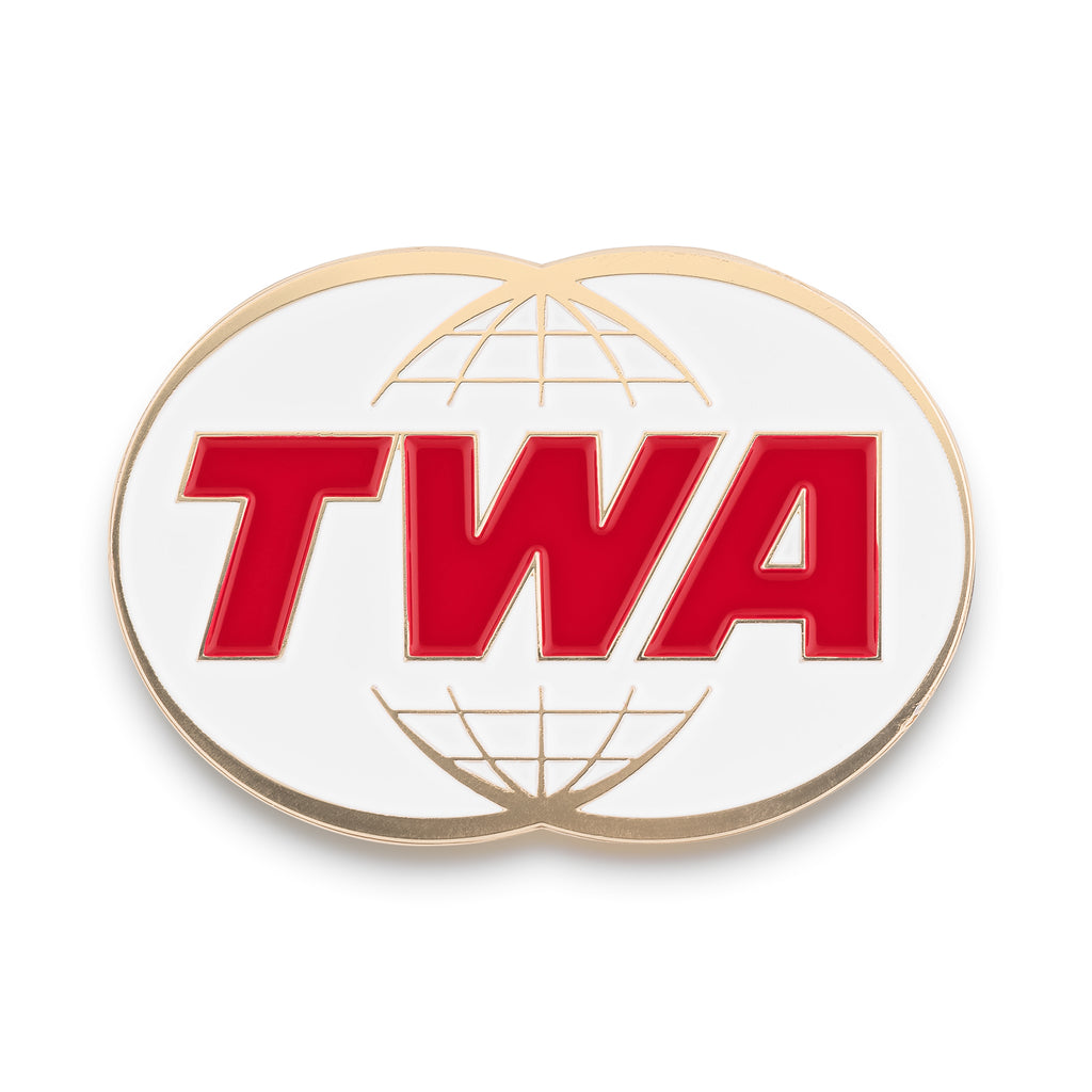 TWA Twin Globes Magnet