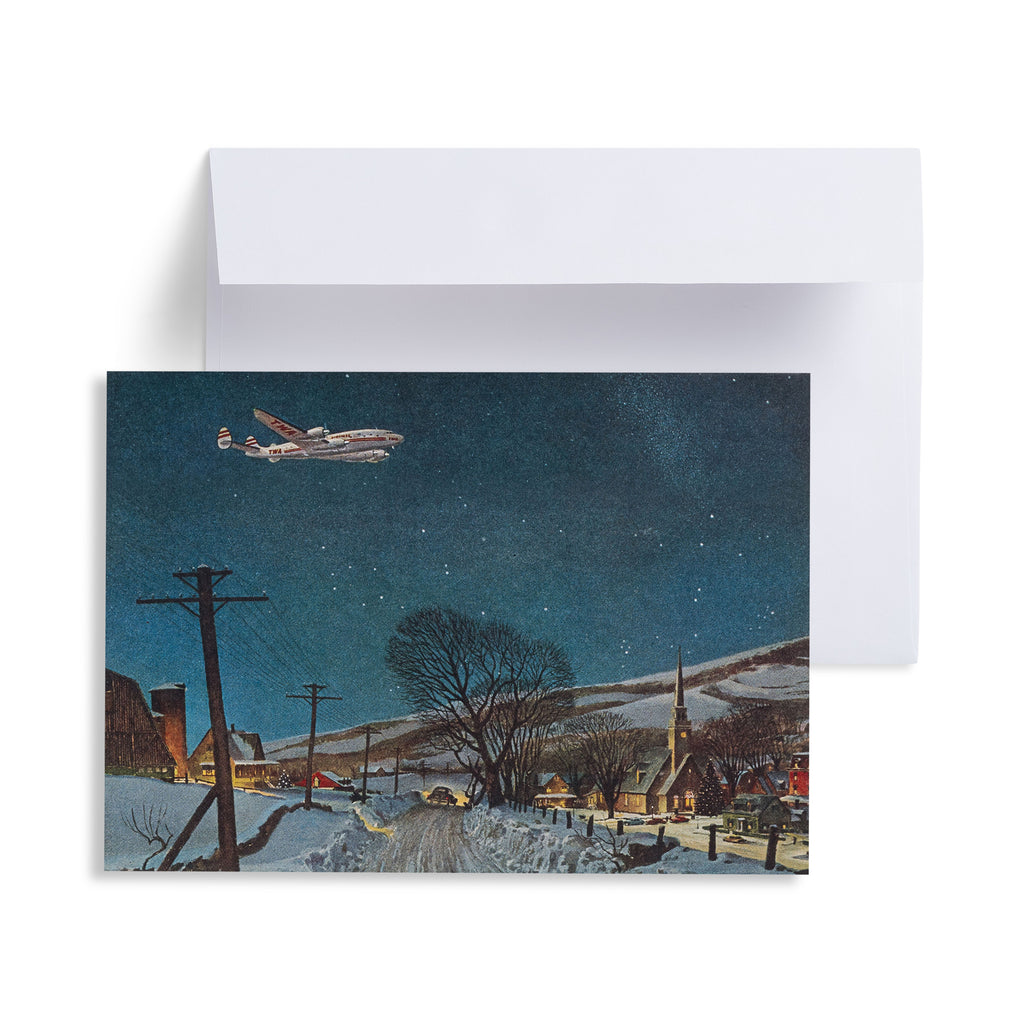 TWA Snowed In Card