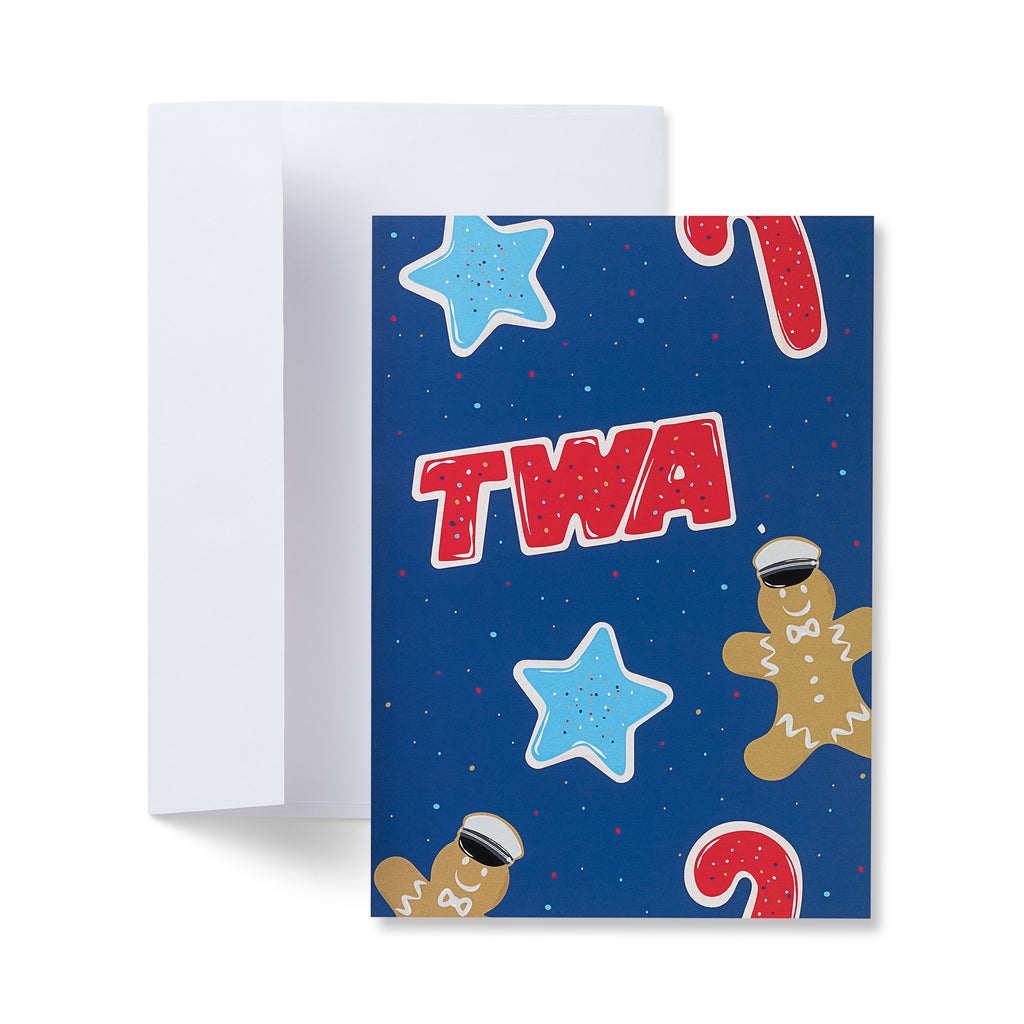 TWA Holiday Cookie Card