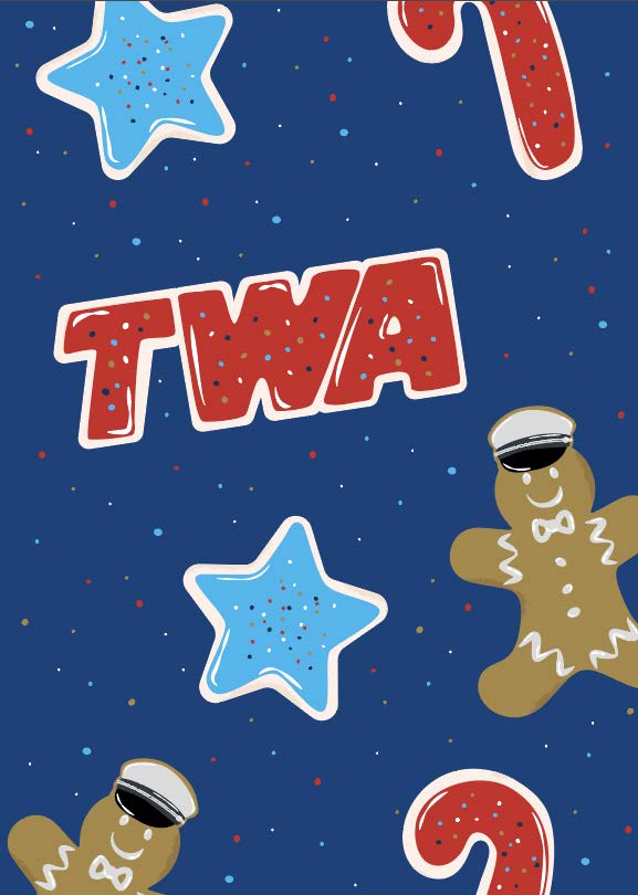 TWA Holiday Cookie Card