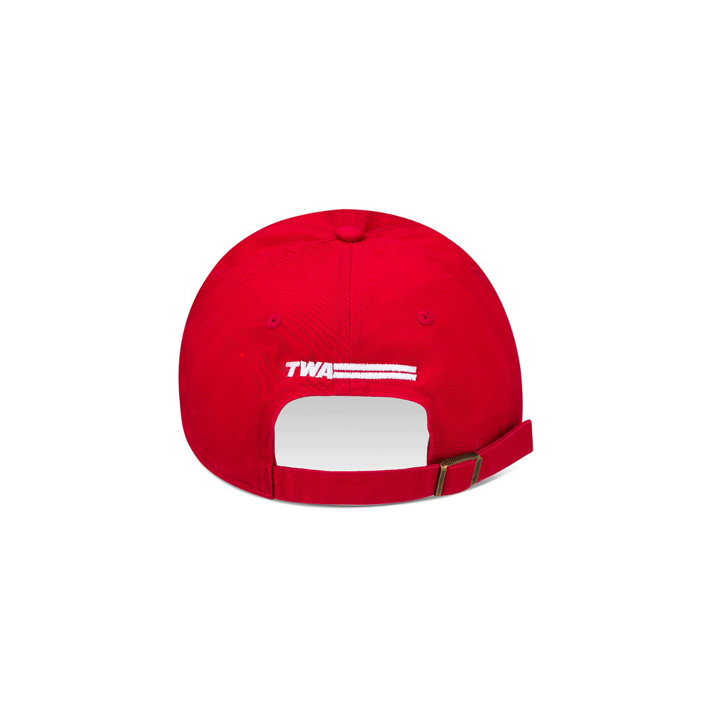 TWA Baseball Cap Red Back