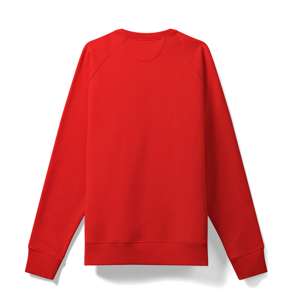 Crewneck Sweatshirt Red Back (Unisex)