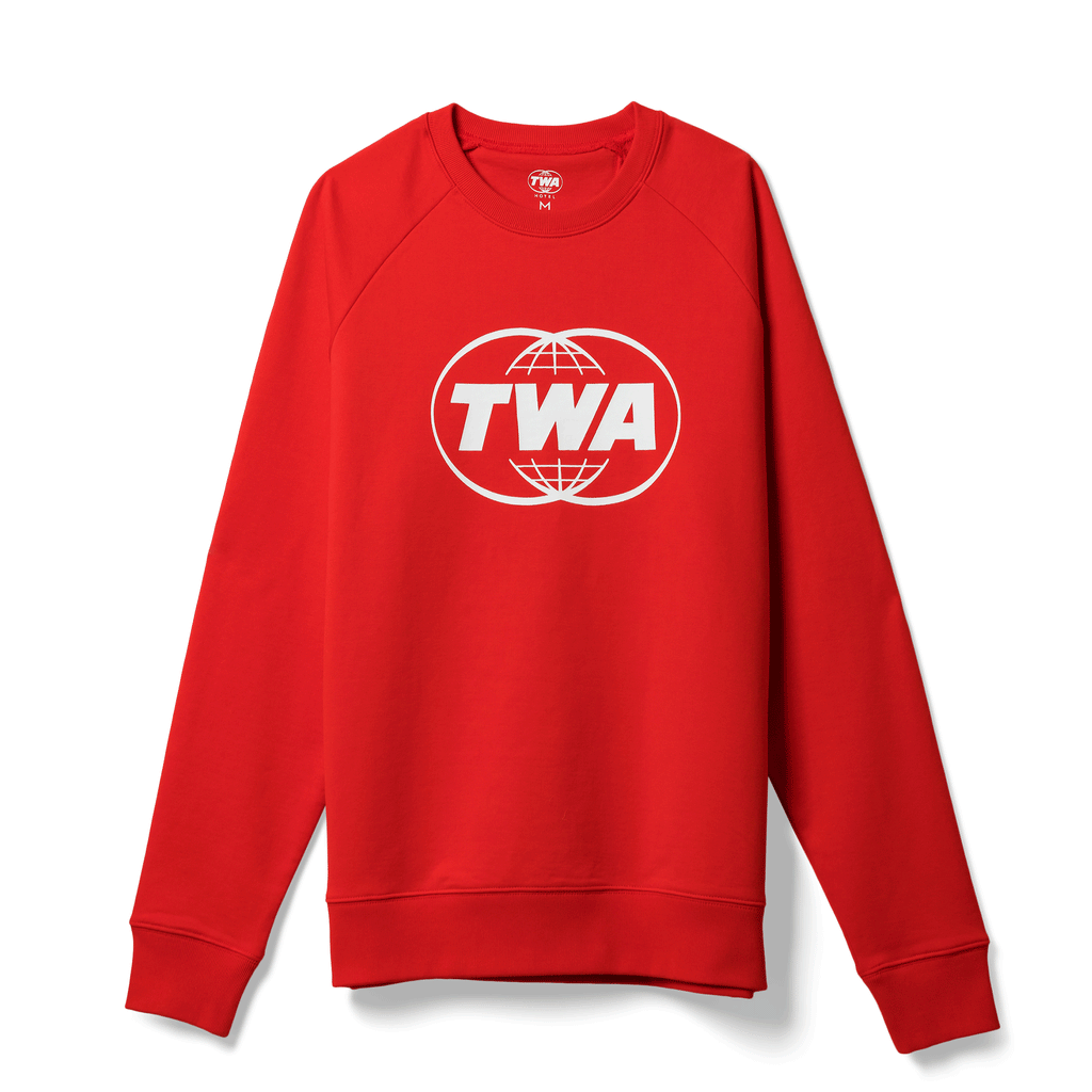 Crewneck Sweatshirt Red  (Unisex)