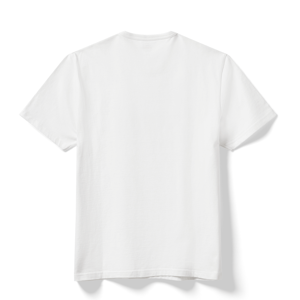 Crewneck T-Shirt White Back (Unisex)