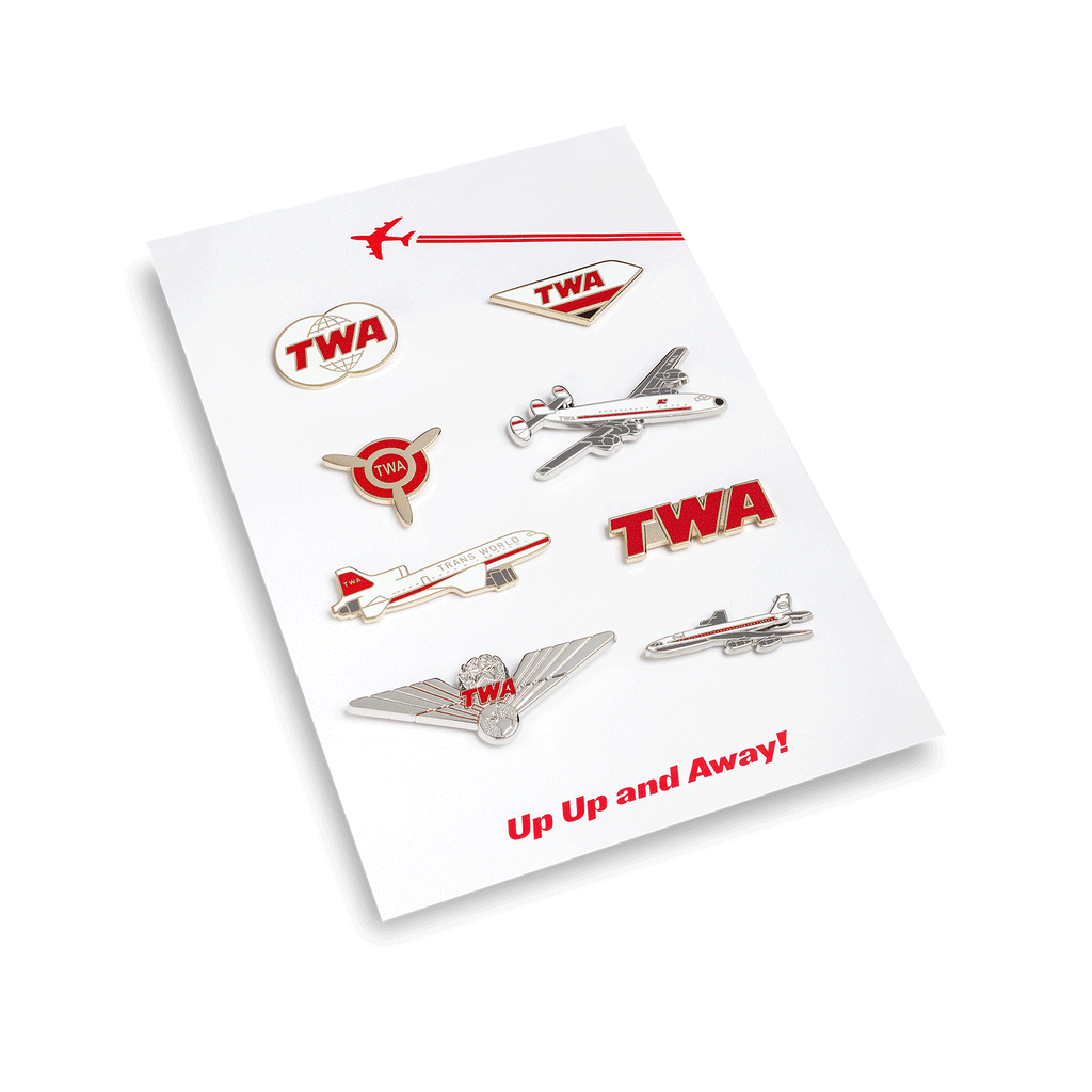 TWA Enamel Pin Set (8)