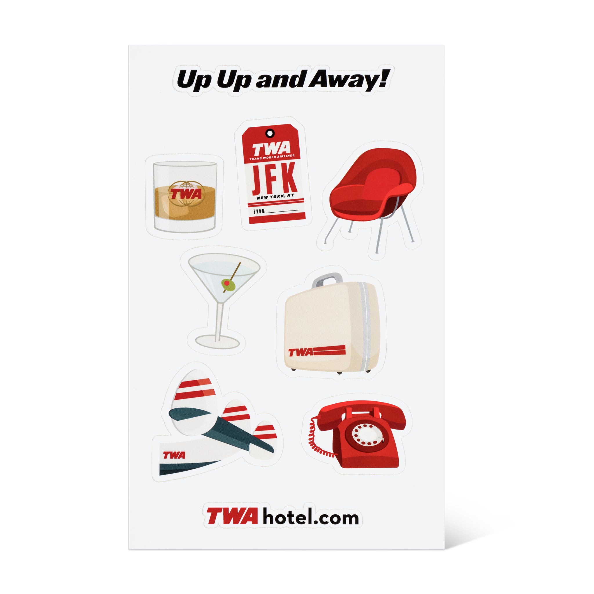 Twa Sticker TWA Sticker Sheet – The TWA Shop