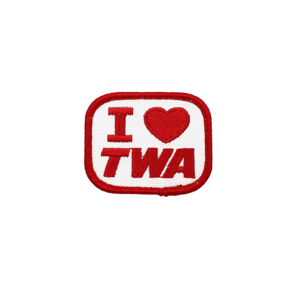 I Love TWA Patch