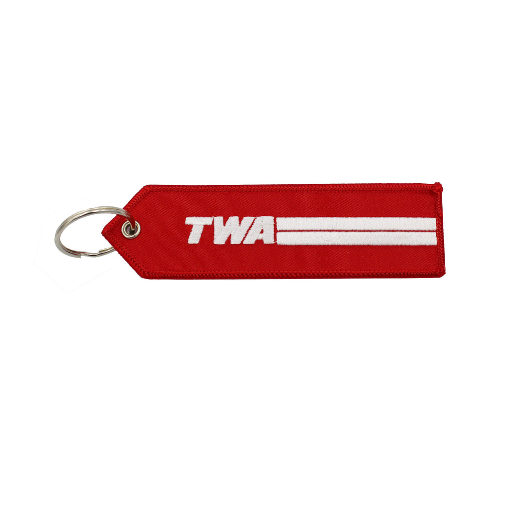 TWA Remove Before Flight Keychain